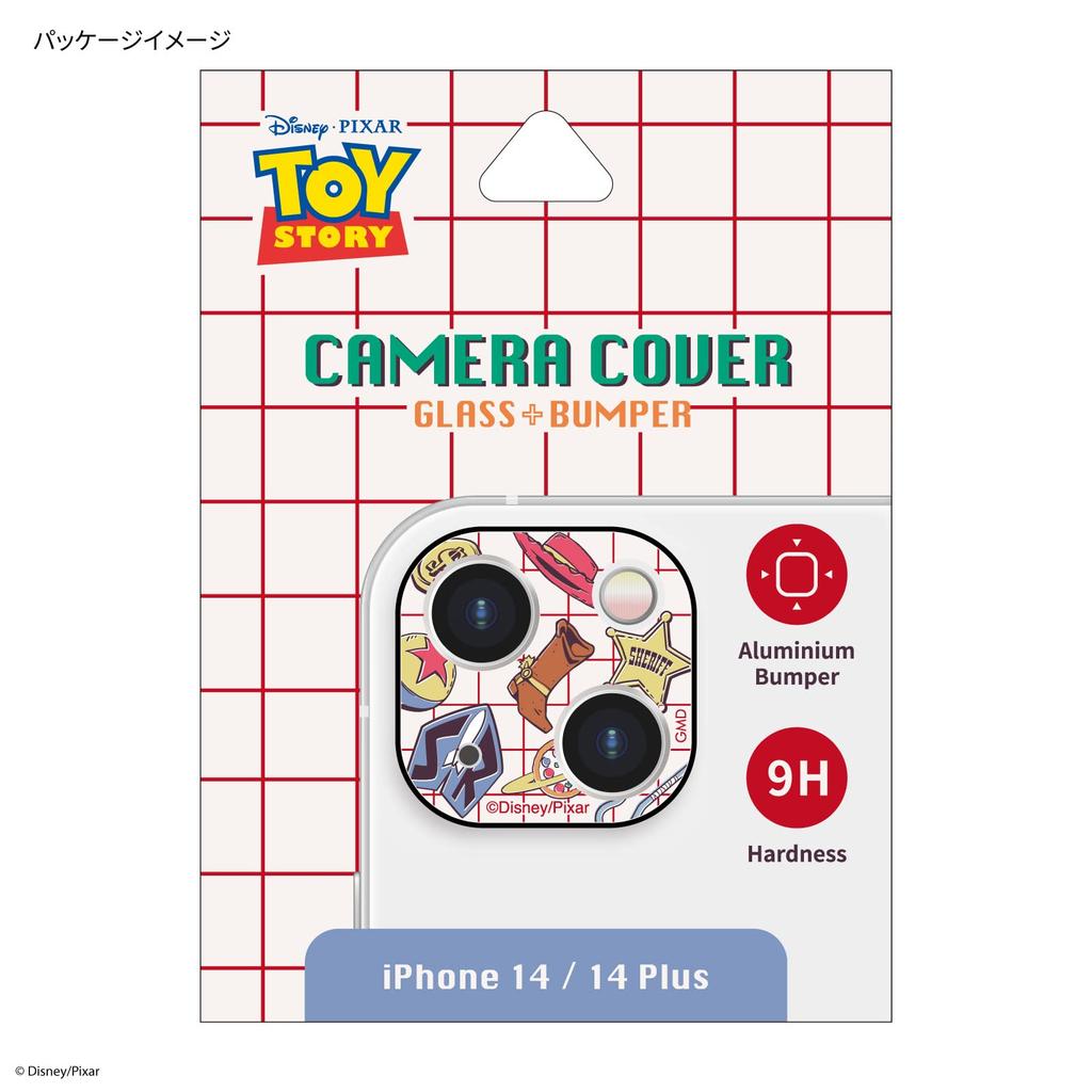 Gourmandise Disney Character Camera Cover for iPhone Toy Story 14/14 Plus, Design, DNG-36TS