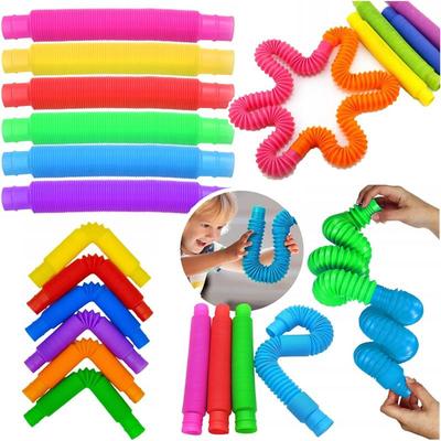 Tubos Pop Tubos Sensoriales Squishy Anti-Estrés Grueso XXL Juguete 6 uds