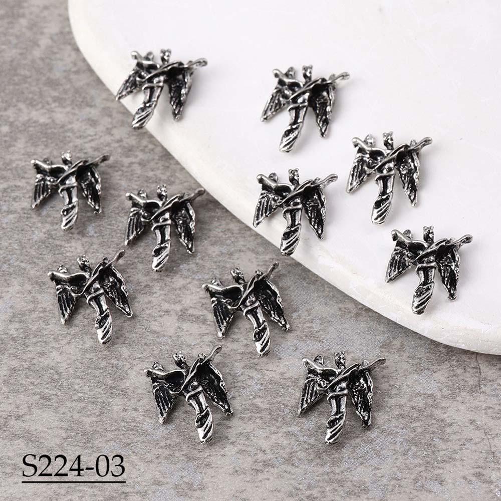 5Pcs/set Nail Art Charms Halloween Metal Nail Accessories Halloween Metal Nail Decorations  Girls