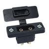 Amass XT90E-M Battery Connector XT90E Male Plug Gold-Plated Connector with PVC Protective Sleeve Dust Cap for RC Aircraft Drone