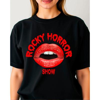 Offizielles Rocky Horror Show Logo T-Shirt, Musical Herren Damen Geschenk T-Shirt