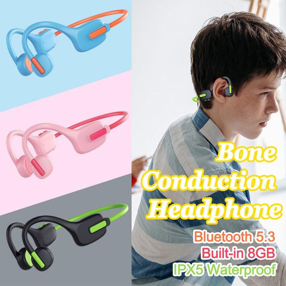 Bluetooth 5.3 Kids Bluetooth Headphones Earbuds Wireless Open Headset  Outdoor Activities