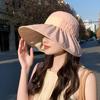 Empty Top Fisherman Hat Children Versatile Large Brim Sun Protection Sun Hat Summer Outdoor Riding Beach Basin Hat