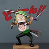 One Piece 11cm Anime Figure Luffy Sanji Zoro Combat Stance Figurine Model PVC Collection Desktop Action Figure Toy Kid Gifts