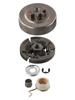Needle Bearing Clutch Drum Kit Oil Pump Washer E-clip Chainsaw Outdoor