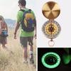 Luminous Compass Flip Up Cover Multi Functional Shakeproof Hiking Compass Camping Survival Tools