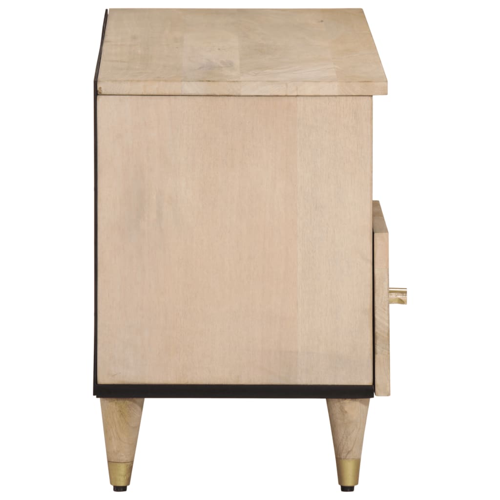 TV Cabinet 100x33x46 Cm Solid Mango Wood