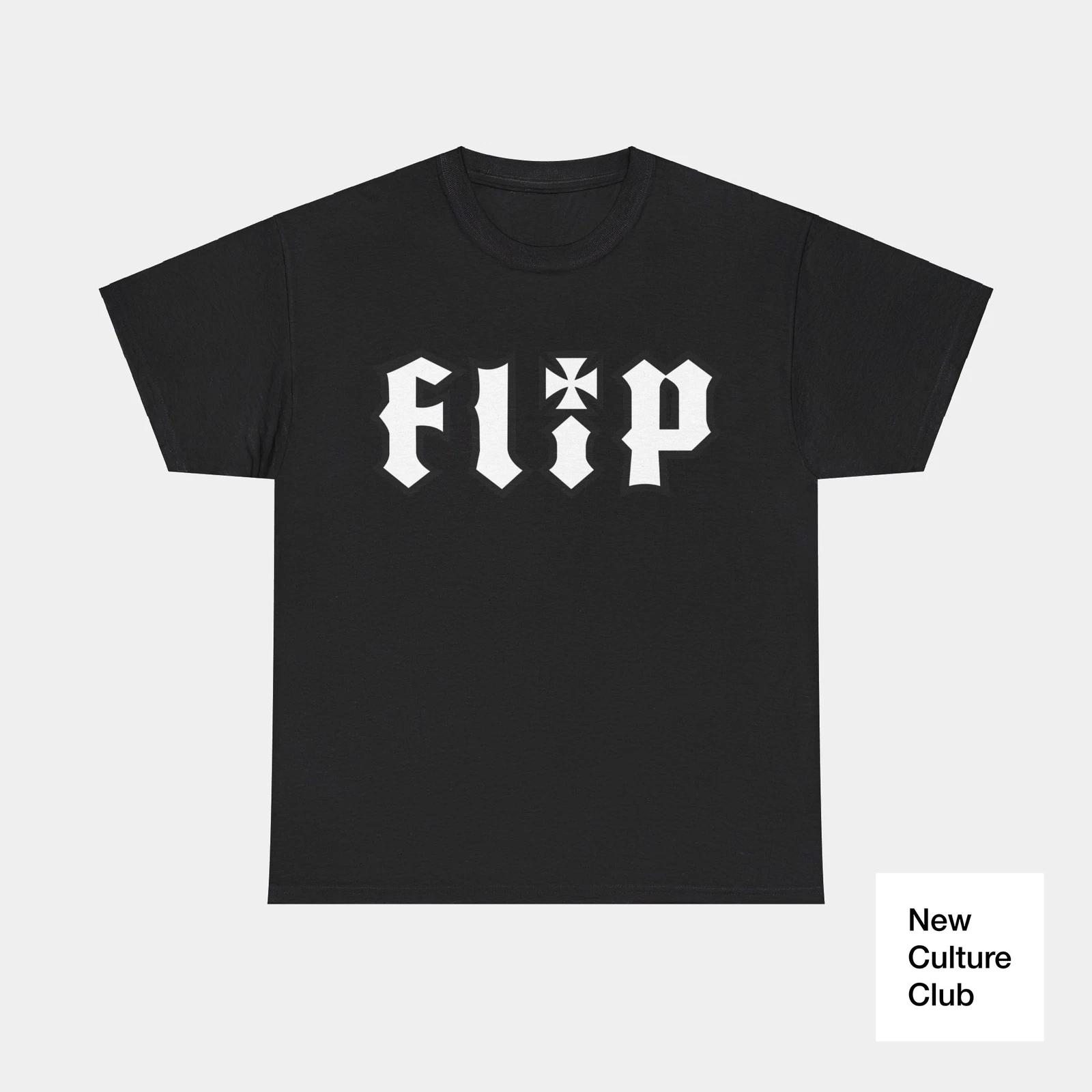 Flip Skateboards Skate Classic 90s Premium Design T Shirt Colors White XXL