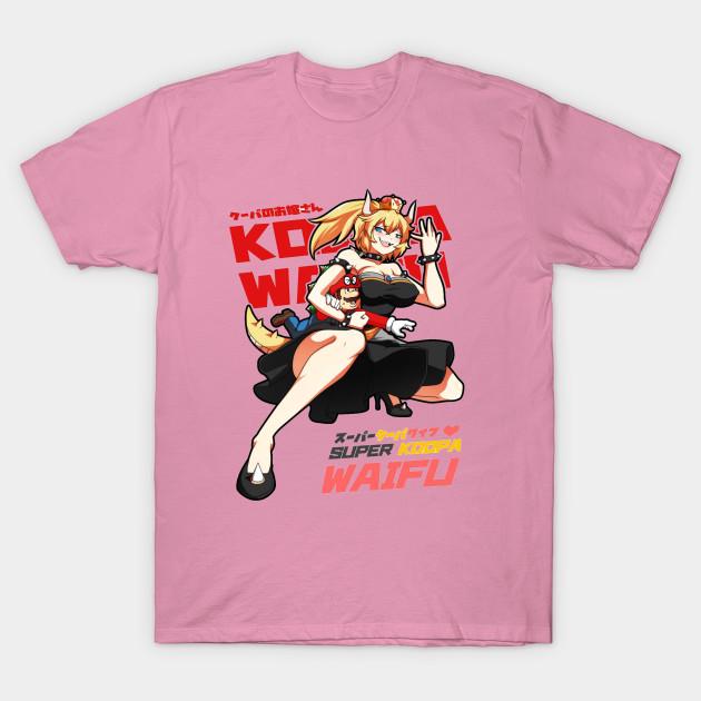 T Shirt Women Bowsette Harajuku Print Kawaii Tshirt Summer Short Sleeve Female T-Shirt Top Tee