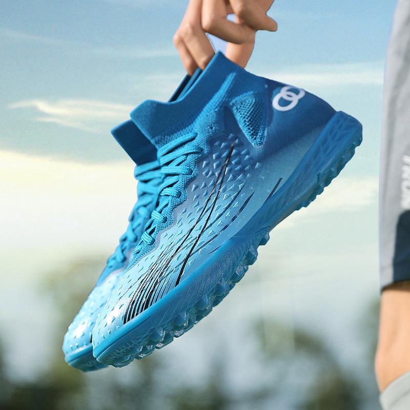 

Школьный сезон высокие футбольные бутсы мужские и женские TF шипы искусственный газон AG длинные шипы студенческие тренировочные футбольные бутсы 46 46