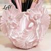 Stationery Organizer for Desk Makeup Brush Holder with Thickened Stable Base Fairies Decor Silk Holder Texture Storage Box Dressing Table Pens And