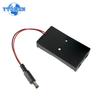 DC 2X 18650 Batteriehalterbox Batterieaufbewahrungskoffer 2 Steckplätze mit DC-Stromanschluss Reihenschaltung