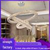 Modern Crystal Chandelier - Round Pendant Light for Dining & Living Rooms