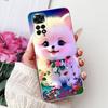 Cute Cat Cartoon Cover For Xiaomi Redmi Note 11 Casing Silicone Soft TPU Fundas Phone Back Case For Redmi Note 11 S 11S Coque