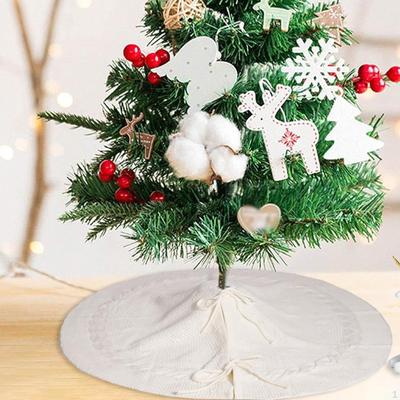 Christmas Tree Skirt Apron Soft Party Decoration Decorative Xmas Mat