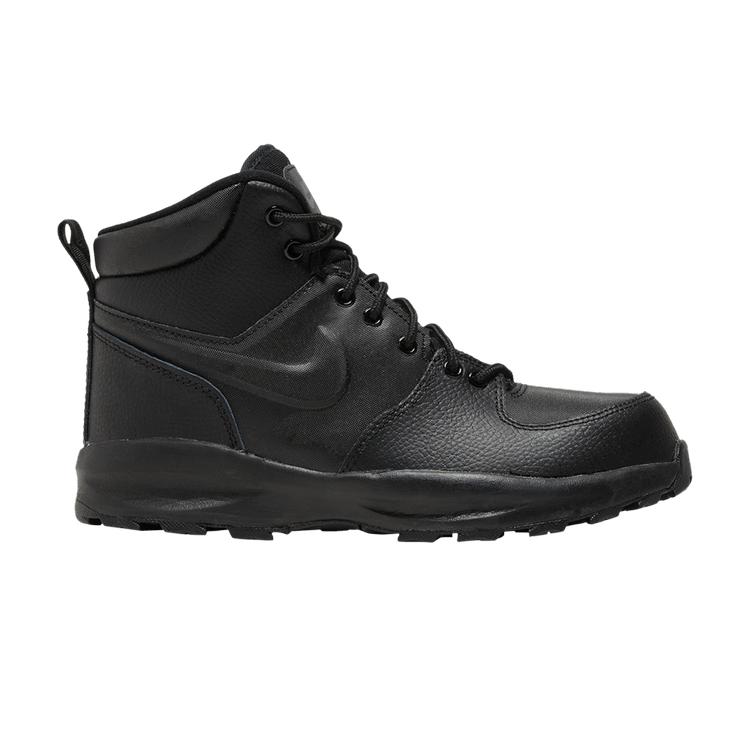 Nike Manoa Ādas Trīskāršā Melnā (GS)