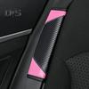 2Pcs Car Seat Belt Cover Carbon Fiber Safety Belt Shoulder Guards Breathable Safety Harness Pad for Protecting Neck Shoulder