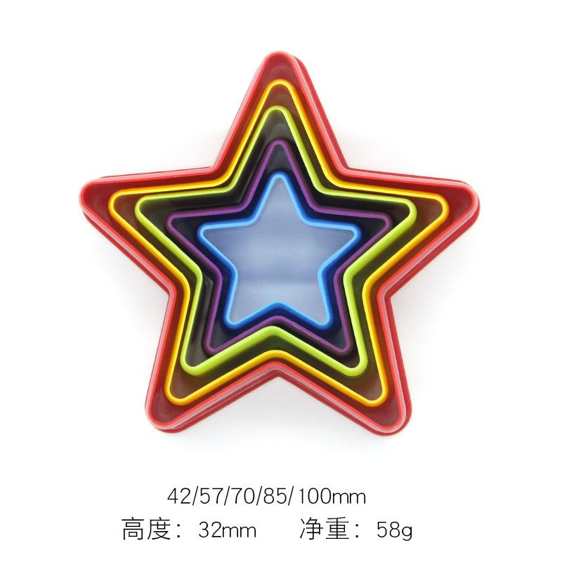 Practical Plastic Clay Mold DIY Flower Tree Star Professional Earring Cutting Mold Polymer Clay Pottery Pottery Making Tools