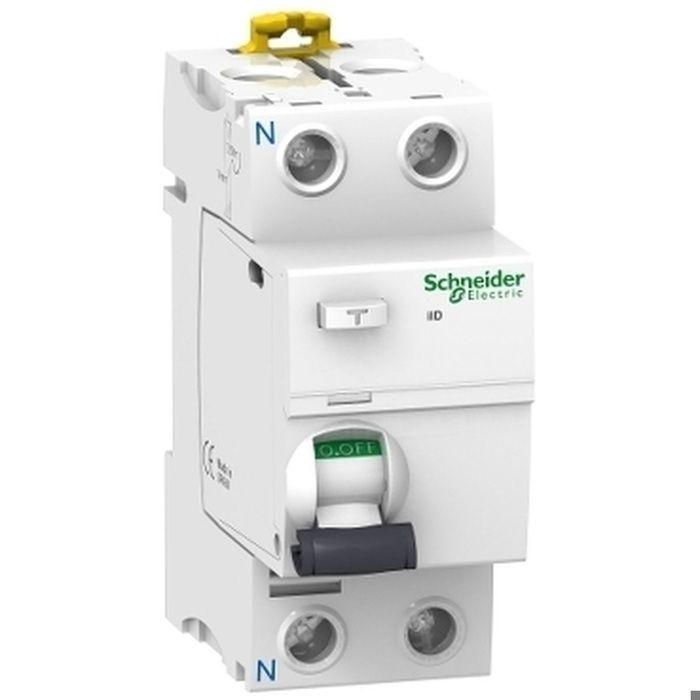 Interrupteur différentiel - Schneider Electric - A9R61263 - 2P - 63A - Blanc