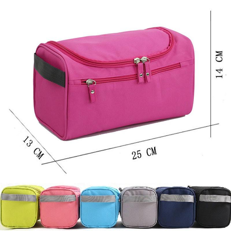 Geantă Portabilă Impermeabilă pentru Depozitare Machiaj Bărbați - Pânză Oxford cu Cârlig de Călătorie Geantă de Toaletă