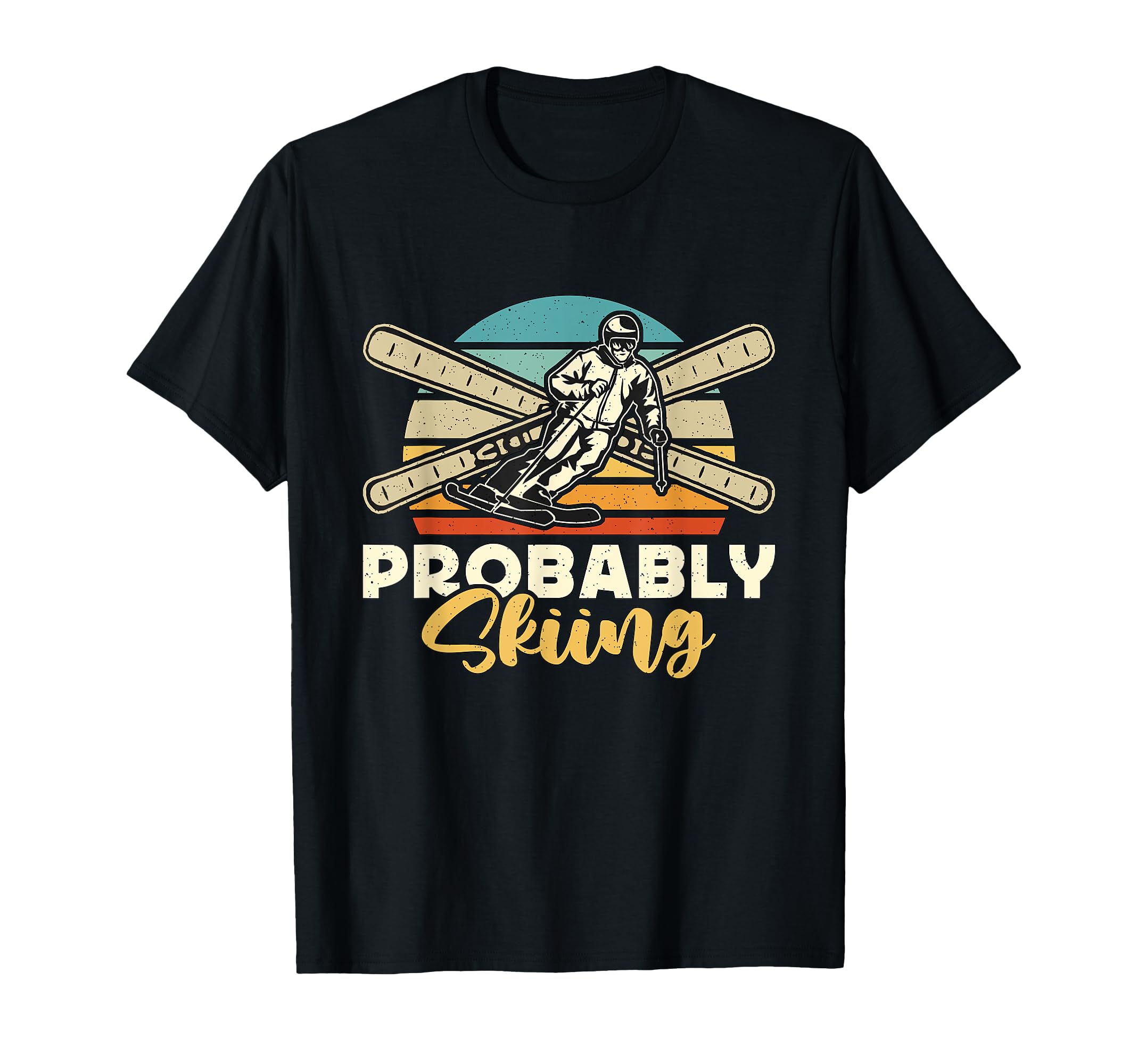 

Probably Ski Retro Mountain Sports Cross Country Ski T-Shirt