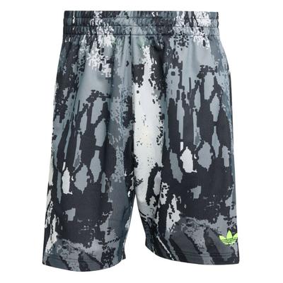 Originals Archive SS25 AOP Comfortable Striped Fashion Sports Shorts Men Shorts Gray Black White KD4801
