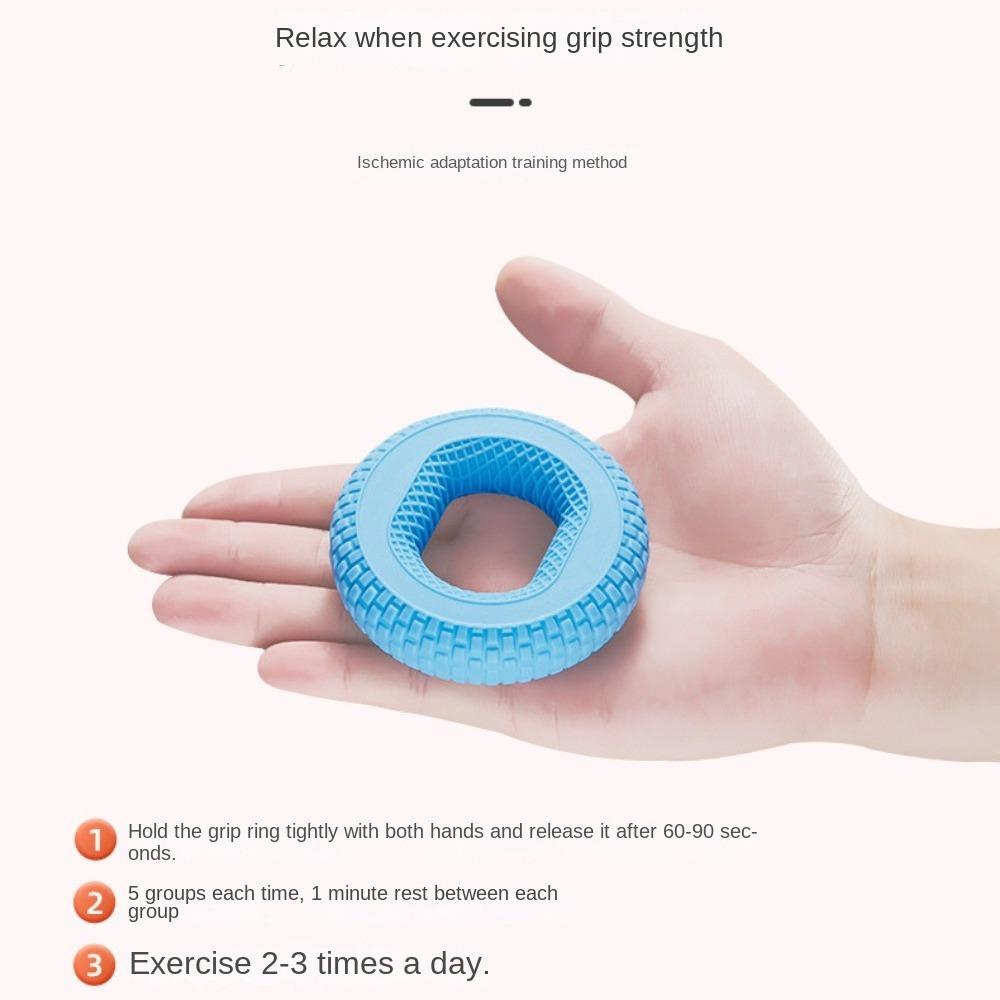 2 Resistance Levels Hand Muscle Strengthener Hand Gripper Hand Grip Ring  Finger Trainer
