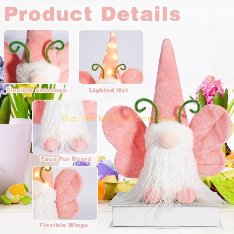 

Butterfly Gnomes Kitchen Tiered Tray Decors Butterfly Gnomes Ornaments Swedish Tomte Scandinavians Figurines Home Decors China Mainland