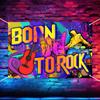 Born To Rock Backdrop Banner Cool Rock N Roll Music Theme Background Decor for Rockstar Boys Girls Punk Rock Music Party Birthday Party Favors Decorat