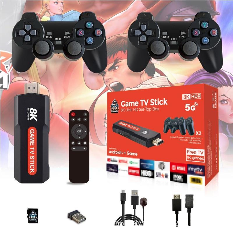 X2PLUS TV-Spielkonsole - Drahtlose Controller, Zwei-Spieler-Spielkonsole, HDMI-Arcade