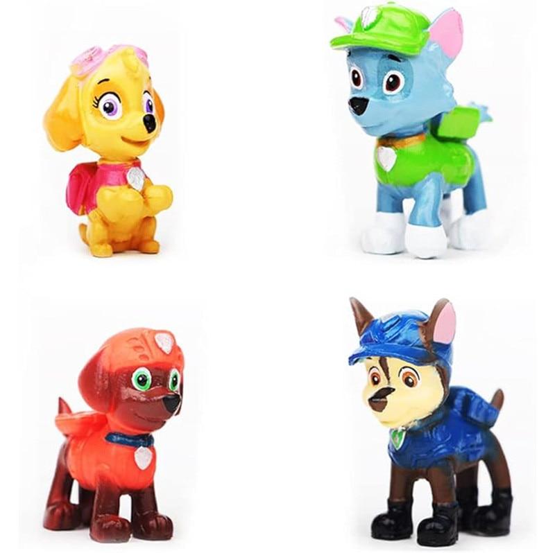 Omelivon 11-Piece Paw Patrol Figurine Set, Multicolor Decor Action Figures, Kids Toy Collection