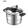 SUPOR 100kPa Easy-Open 304 Stainless Steel Pressure Cooker