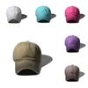 Cross-border Water Washed Cotton Baseball Cap Foreign Trade European And American Trendy Curved Brim Duck Tongue Cap