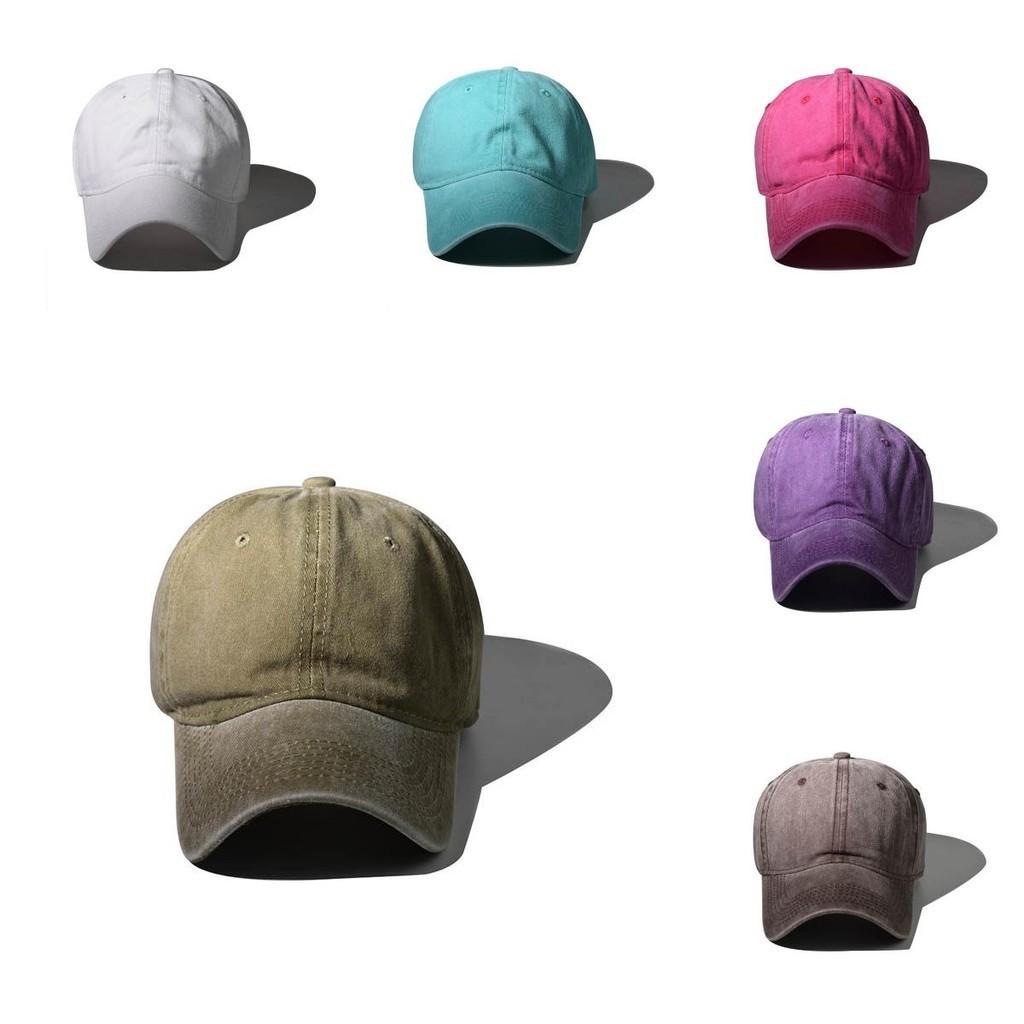 Cross-border Water Washed Cotton Baseball Cap Foreign Trade European And American Trendy Curved Brim Duck Tongue Cap