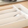 4/5 Fächer Besteck Organizer Rechteckig Löffel Gabel Trennbox Schubladenteiler Tablett Küche