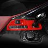 ABS Red Car Central Control Gear Panel Frame Trim Cover For GR Supra A90 -22