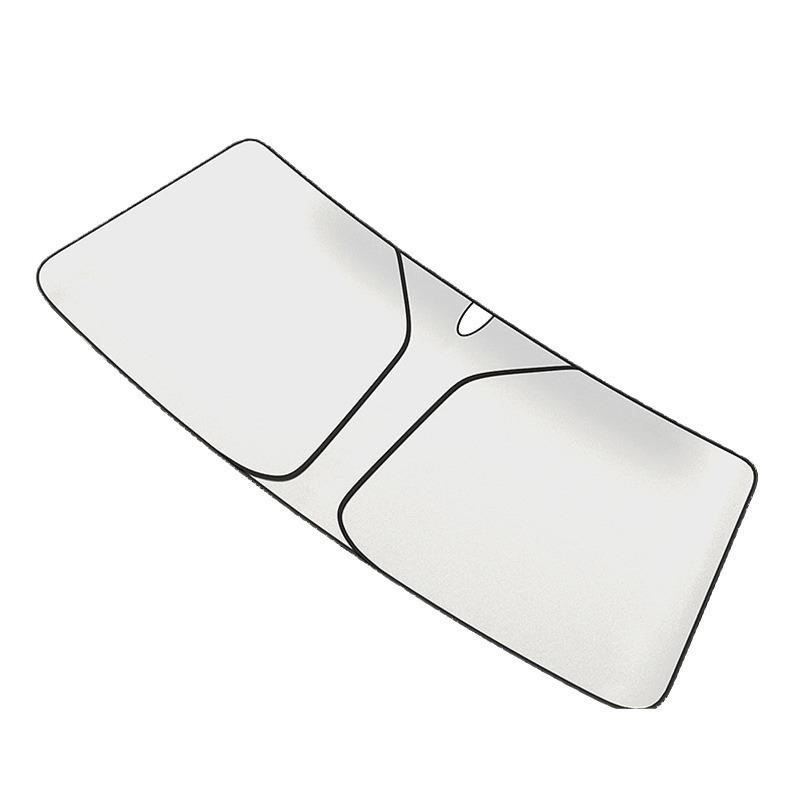 Foldable Car Sunshade: Heat Insulation Sunblock Curtain for Windshield and Windows.