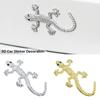 3D Rhinestone Diamond Lizard Gecko Car Sticker Decoration Badge Emblem Car-Styling Crystal Creative Auto Sticker Car Accessories