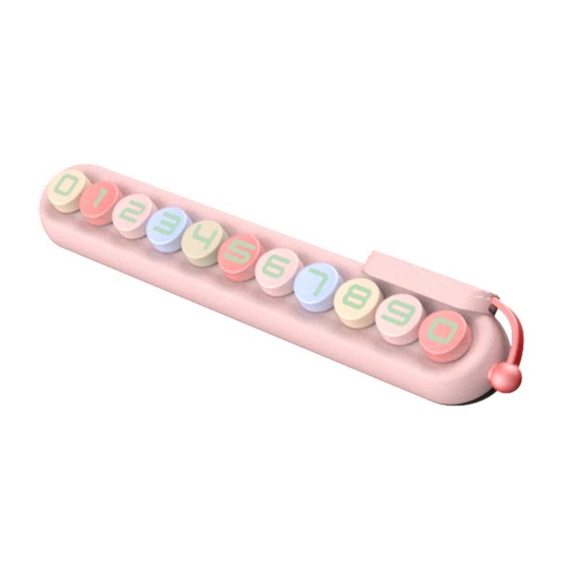 Easy To Install Quick Change Temporary Car Parking Marker Park Number Plate Display with Fashion Designs for City Use