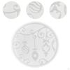 Christmas Coasters Model Crafts Cup Pad Creative Display Resin Epoxy for Living Room Home
