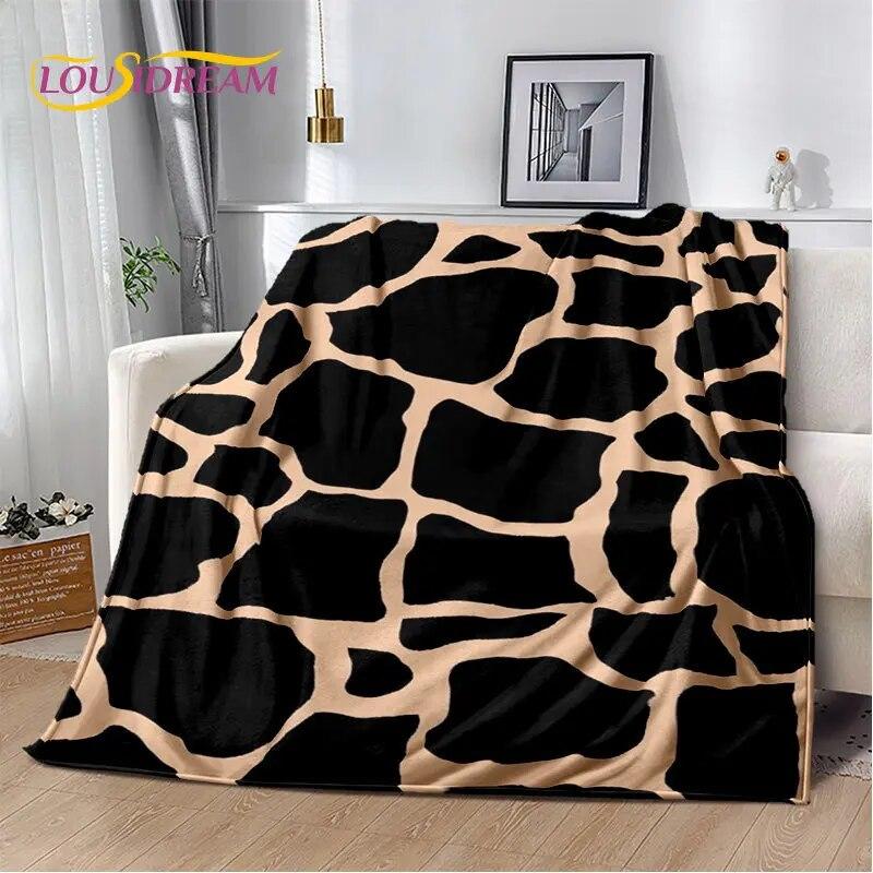 3D-Wild-Leopardenmuster-Serie, weiche Plüschdecke, Flanelldecke, Überwurf, Decke für Wohnzimmer, Schlafzimmer, Bett, Sofa, Picknick-Abdeckung, Kinder