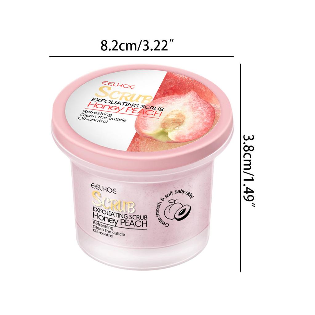 Peach Body Scrub Exfoliating Chicken Deep Cleansing Skin Softening Skin Cleansing Care