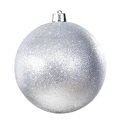 Arrangement Plastic Pearlescent Ball Pearlescent Ball Shape Christmas Ball 15CM Holiday Decorations Storefront