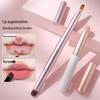 Dual-Ended Retractable Lip Brush with Cap for Lipstick, Concealer, Liner & Mask - Portable Makeup Tool