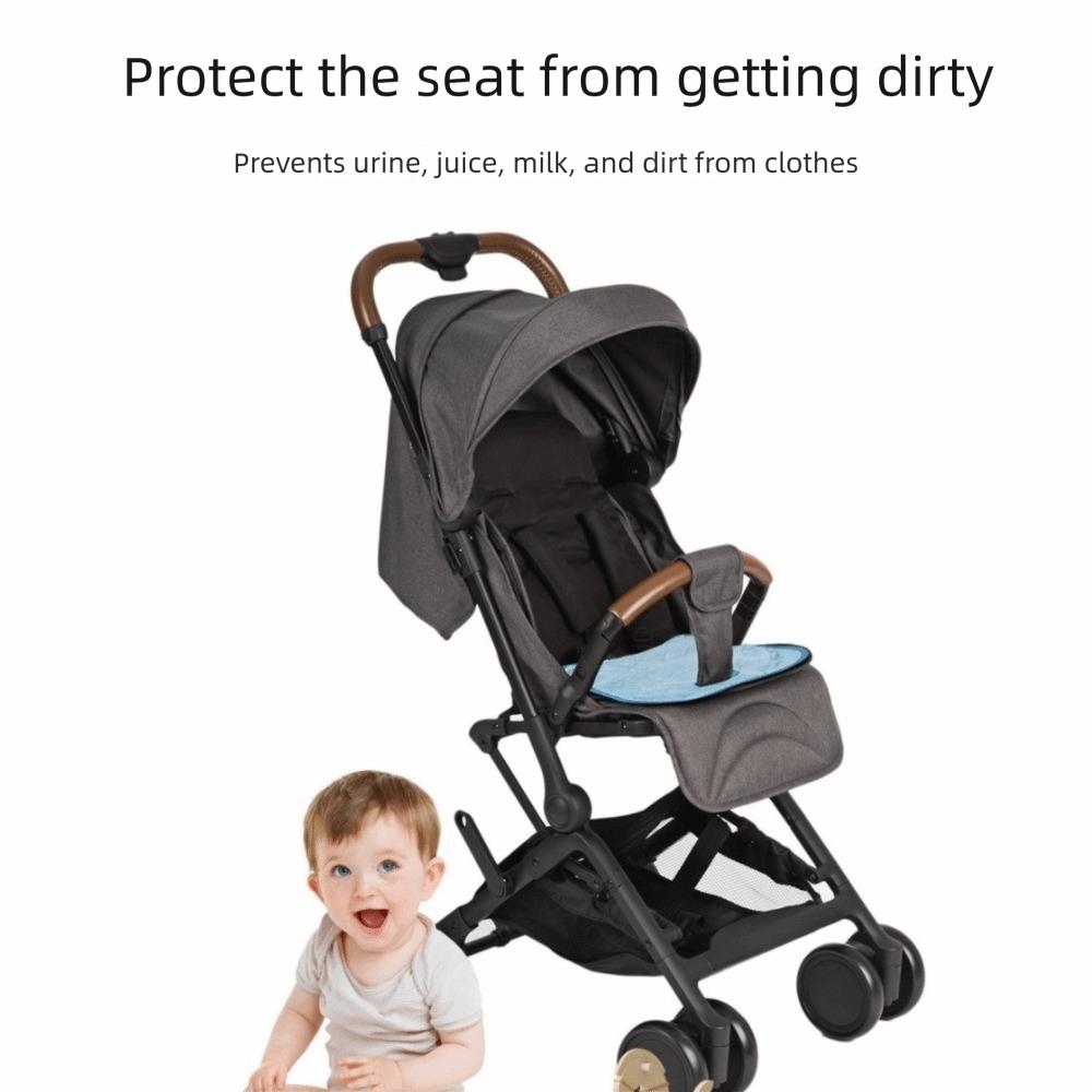 Soft Flannel Infant Stroller Seat Protector Waterproof Baby High Chair Seat Cushion Outing