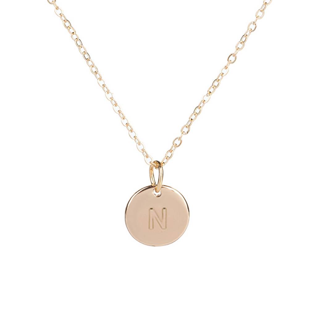 Buy Coin Shape Round Pendant Necklace 