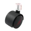 Perfect For Home Use Swivel Caster Wheels Flexible Nylon Caster Wheels Height 2.56 65mm Perfect For Furniture Rustproof Material