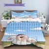 Peter Griffin Pattern Bedding Home Decoration Birthday Gift ( 1 Duvet Cover + 2 Pillowcase, Without Core),fan Merchandise.