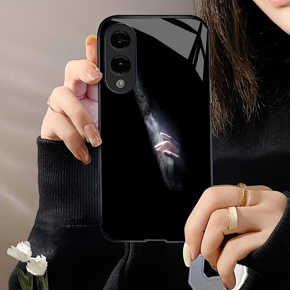 Lightning High-end PhoneCase Glass PhoneCase for Galaxy S26 S25 S24 S23 S22 S21 FE,Ultra,Plus Anti-drop and wear-resistant