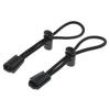 2Pcs 10cm Climbing Backpack Hiking Fixing Elastic Cord,Running Number Clip Buckle